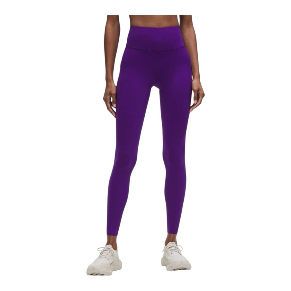 Lululemon Fast and Free High-Rise Tight 28” 5 Pocket College Purple Size 12 NWT